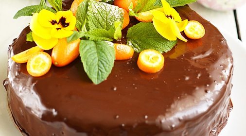 Простой шоколадный торт