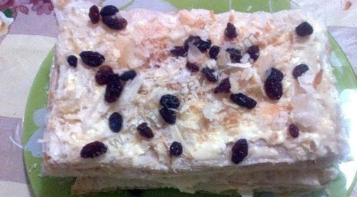 Наполеон торт из готового теста