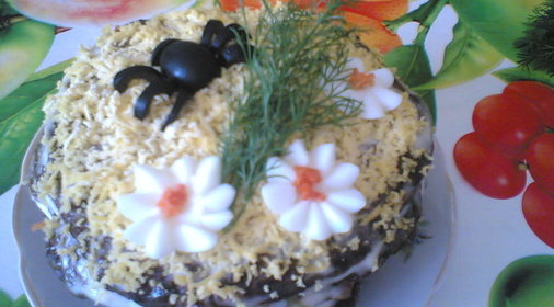 Печёночный торт