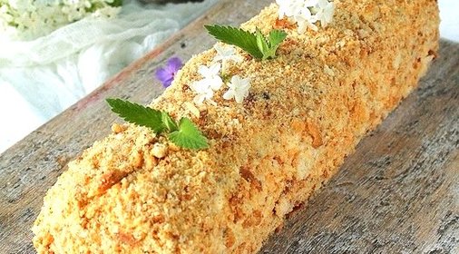 Cлоеный торт Полено