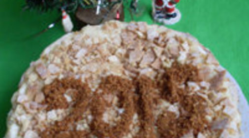 Торт Наполеон с пралине