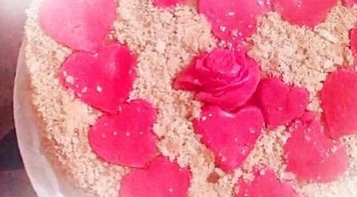 Торт «Наполеон» со сгущенкой