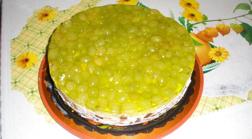 Торт Виноградинка (вариант на Битое стекло)