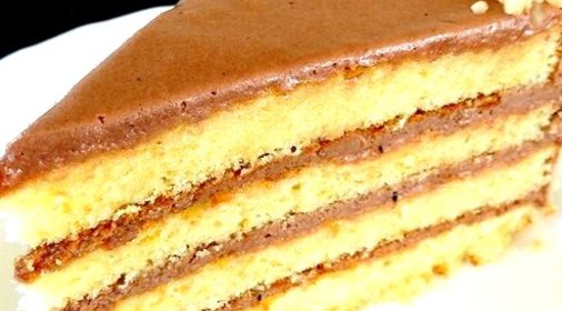 Торт с шоколадно-сливочным кремом