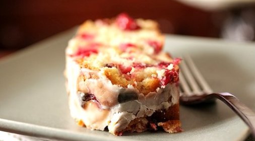 Брусничный торт со сметанным кремом