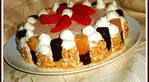 Творожно-грейпфрутовый ТОРТ