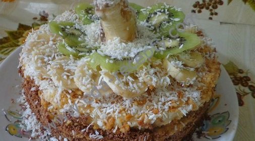 Торт блинный Крепвиль Тропический