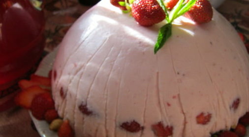 Торт творожно-йогуртовый, диетический