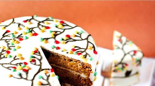 Вкусный торт с орехами