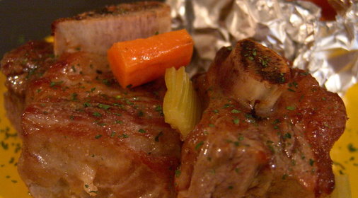 солёный торт Наполеон