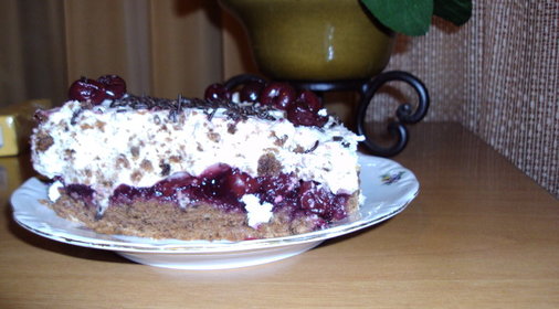 ТортВИШНЕВО-ОРЕХОВЫЙ ВОСТОРГ