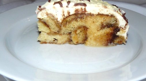 Сметанный торт с бананом