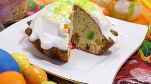 Торт из творога с клубничным кремом