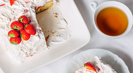 Клубничный торт