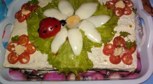 Бутербродный торт