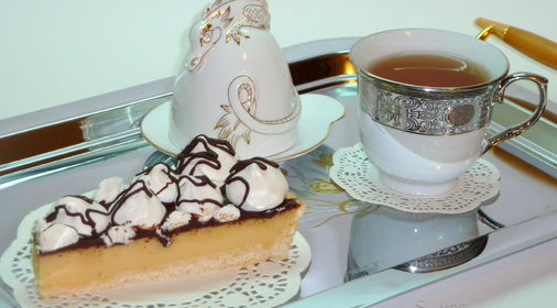 Торт Людмила с цитрусовым кремом и искренними пожеланиями счастья