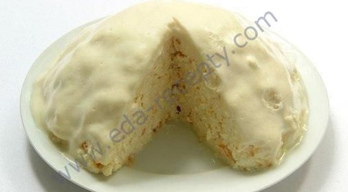 Торт на сгущенном молоке и сметане без выпечки