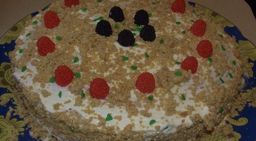 Торт с халвой