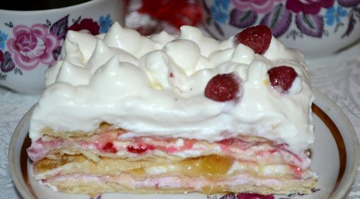 Торт с творожно-сметанным кремом