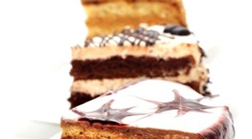 Двухцветный торт из сметаны