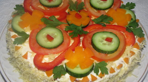 Закусочный тортик Мужская радость