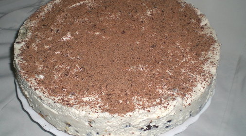 Творожный торт с черносливом