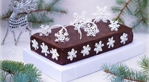 Шоколадно-кокосовый торт