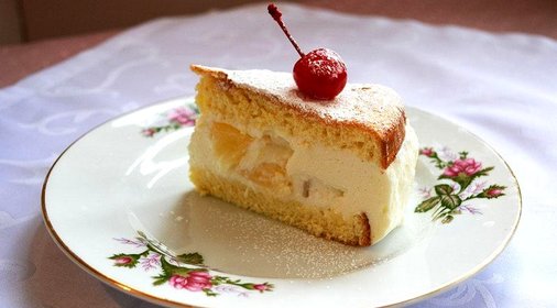 Творожный торт с ананасом