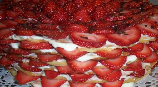 Клубничный торт