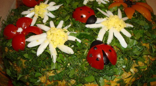 Закусочный торт Полянка(дуэльный)