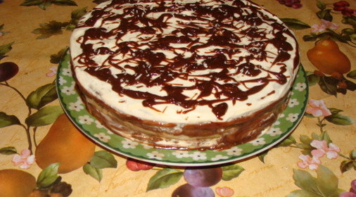 Орехово-банановый торт