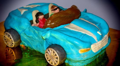 Торт Спортивное авто