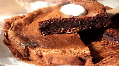 Шоколадный пирог без муки