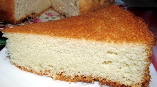 Простое бисквитное тесто для торта