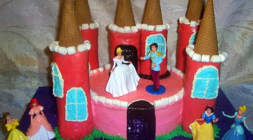 тортЗамок для принцесы