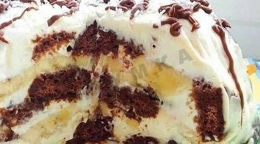 Торт из шоколадных пряников