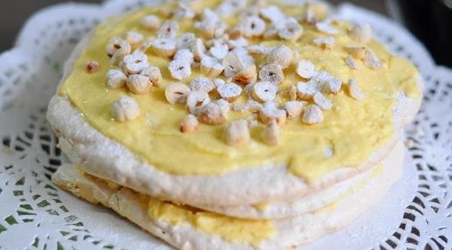 Торт с ореховой меренгой (Dacquoise)