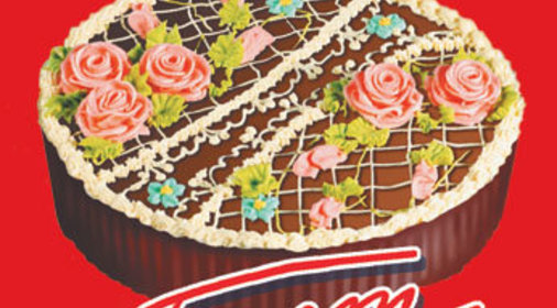 торт бисквитный с карамелькой из коньяка!