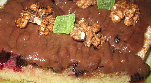 Торт-пирог со смородиной