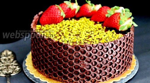 Шоколадно-апельсиновый торт