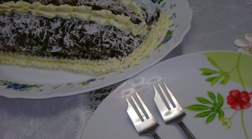 Шоколадный торт БАР ЛАМИНГТОНА