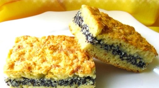 Торт с маком и орехами