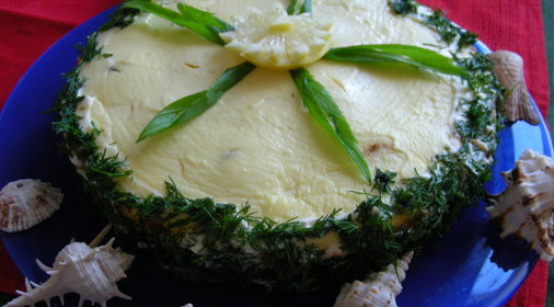 Рыбный торт Морской бриз