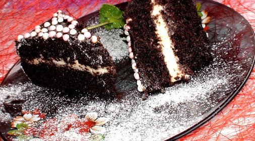Шоколадный шифоновый торт ( Тест – Драйв)