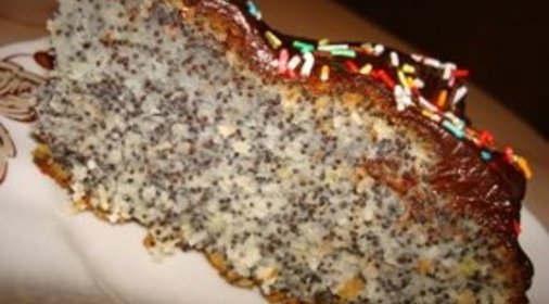 Простой маковый тортик