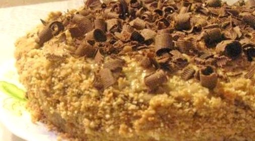 Торт орехово-кофейный