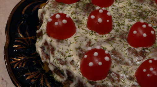 нежнейший тортик из свиной печени