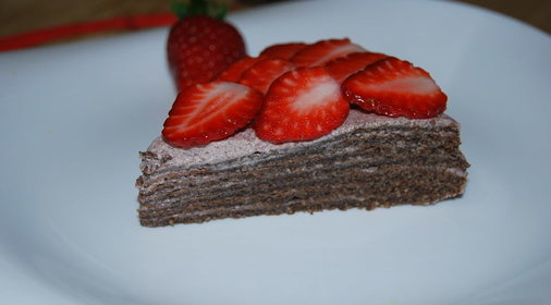 Блинный тортик Черемуховое настроение