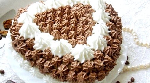 Ореховый торт с кофейным кремом
