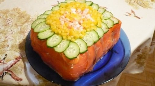 Рыбный тортик